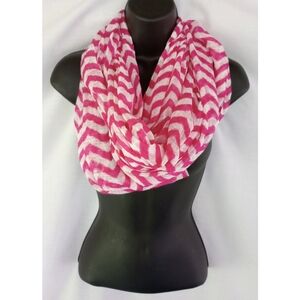 Chevron Print Infinity Scarf